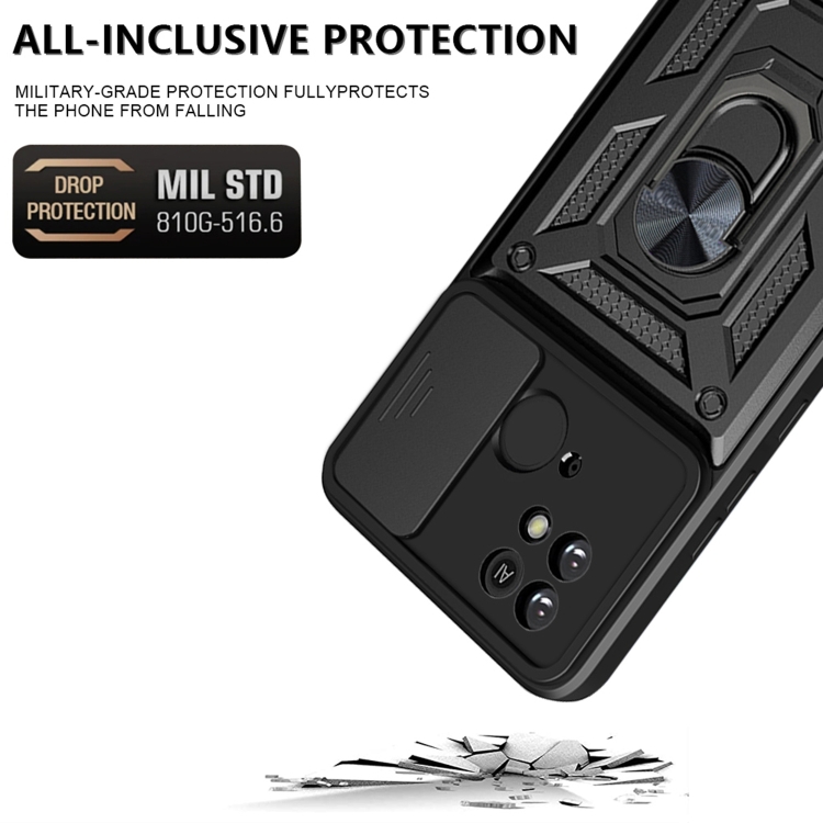  Xiaomi Redmi 10C Skal Hybrid CamShield Roséguld