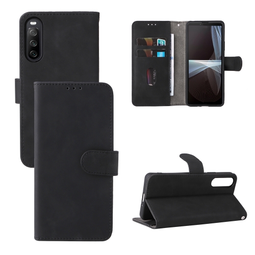  Sony Xperia 10 IV Fodral Skin Touch Svart