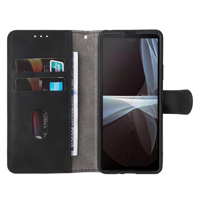 Sony Xperia 10 IV Fodral Skin Touch Svart