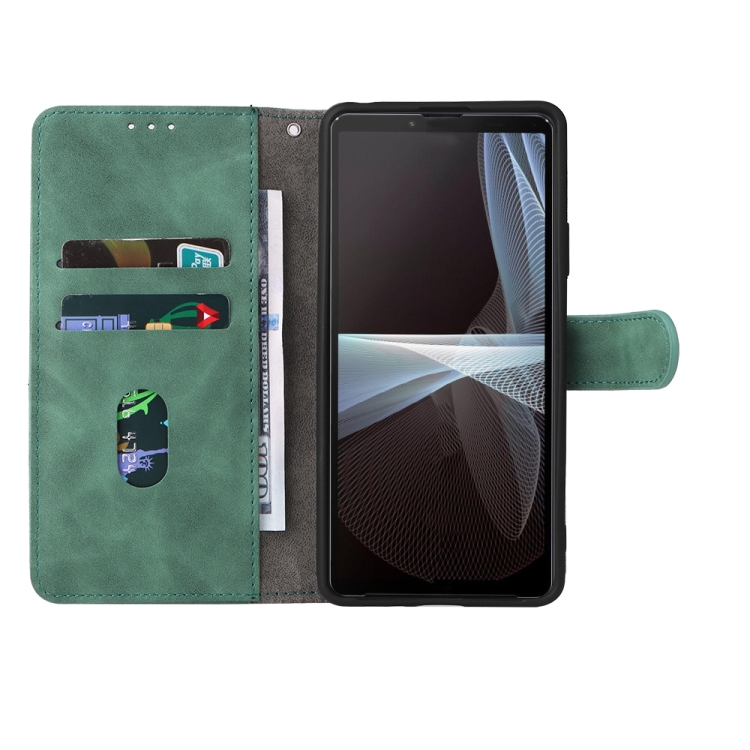  Sony Xperia 10 IV Fodral Skin Touch Grön