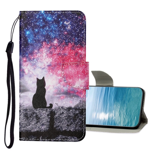  Xiaomi Redmi 10C Fodral Med Tryck Galaxy Cat