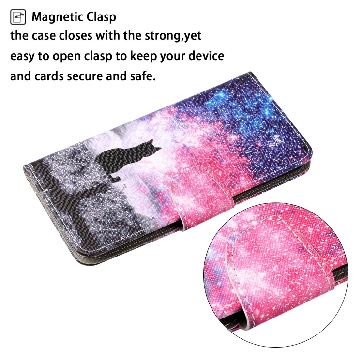  Xiaomi Redmi 10C Fodral Med Tryck Galaxy Cat