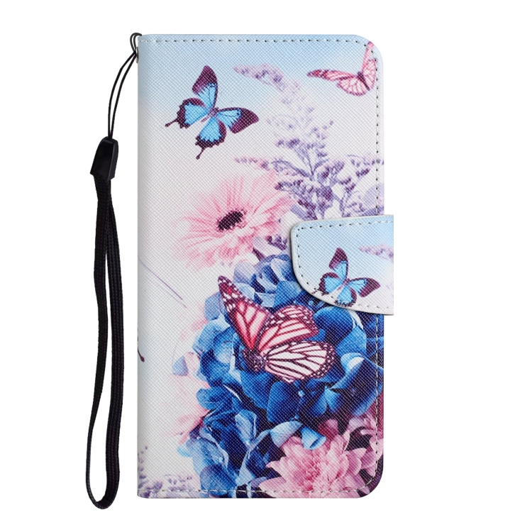  Xiaomi Redmi 10C Fodral Med Tryck Lila Fjäril