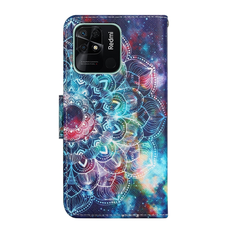 Xiaomi Redmi 10C Fodral Med Tryck Galaxy Mandala