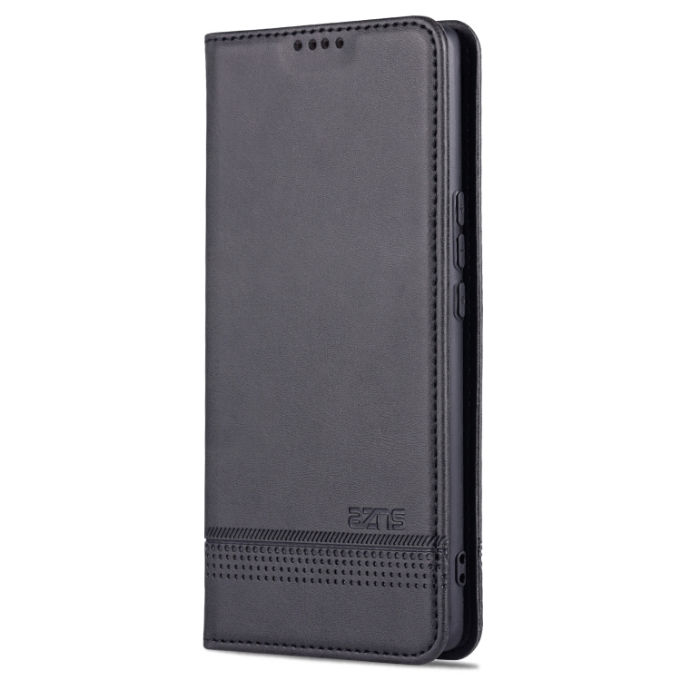 AZNS AZNS Xiaomi Redmi 10C Fodral Flip Läder Svart