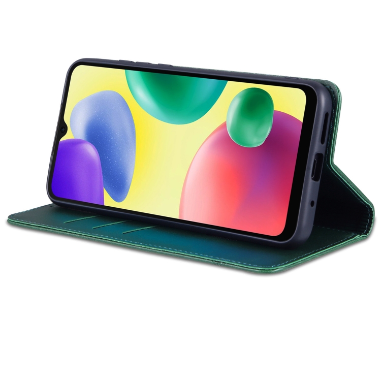 AZNS AZNS Xiaomi Redmi 10C Fodral Flip Läder Grön