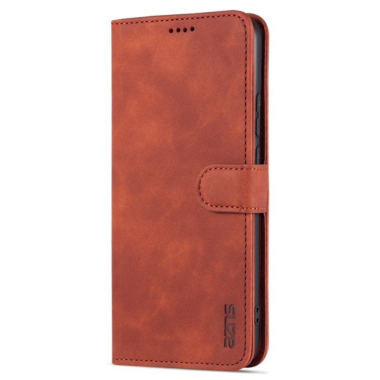 AZNS AZNS Xiaomi Redmi 10C Fodral Läder Brun