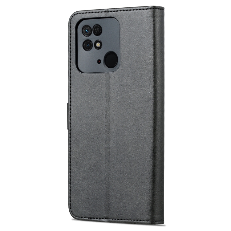 AZNS AZNS Xiaomi Redmi 10C Fodral Läder Svart