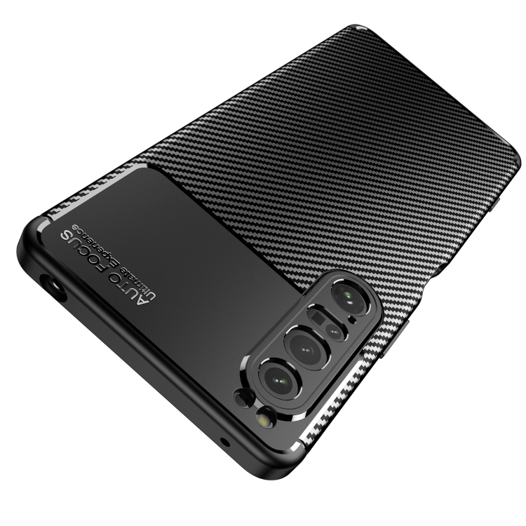  Sony Xperia 1 IV Skal Kolfiber Textur Svart