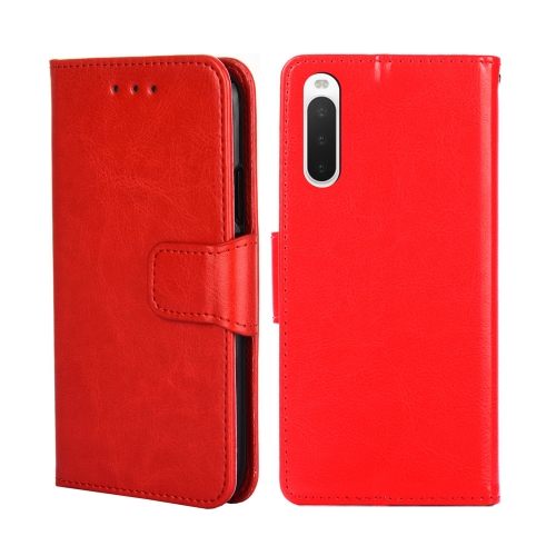  Sony Xperia 10 IV Fodral Läder Röd