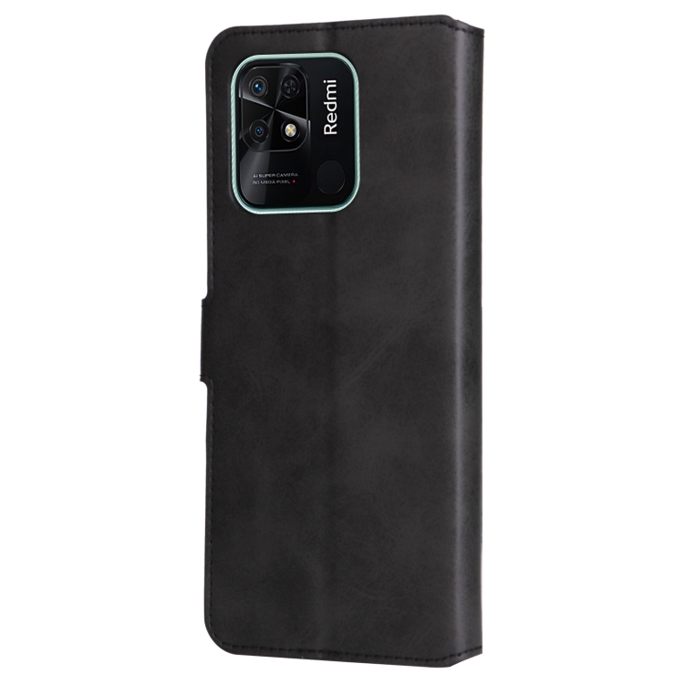  Xiaomi Redmi 10C Fodral Läder Svart