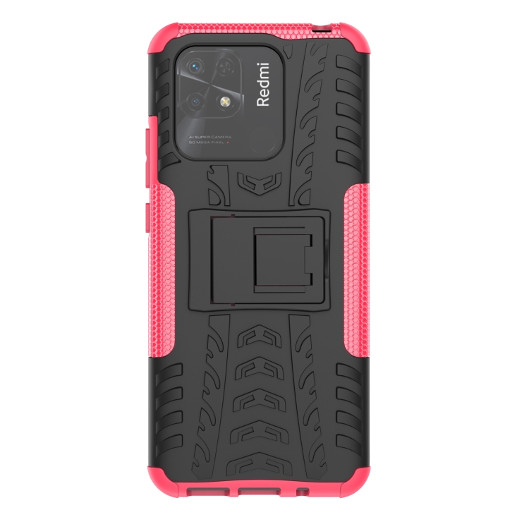  Xiaomi Redmi 10C Skal Ultimata Stöttåligt med Stöd Rosa