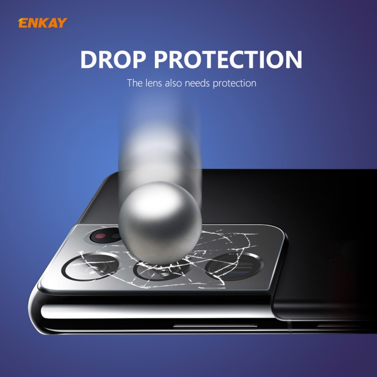 ENKAY ENKAY Samsung Galaxy S21 Ultra Linsskydd Härdat Glas