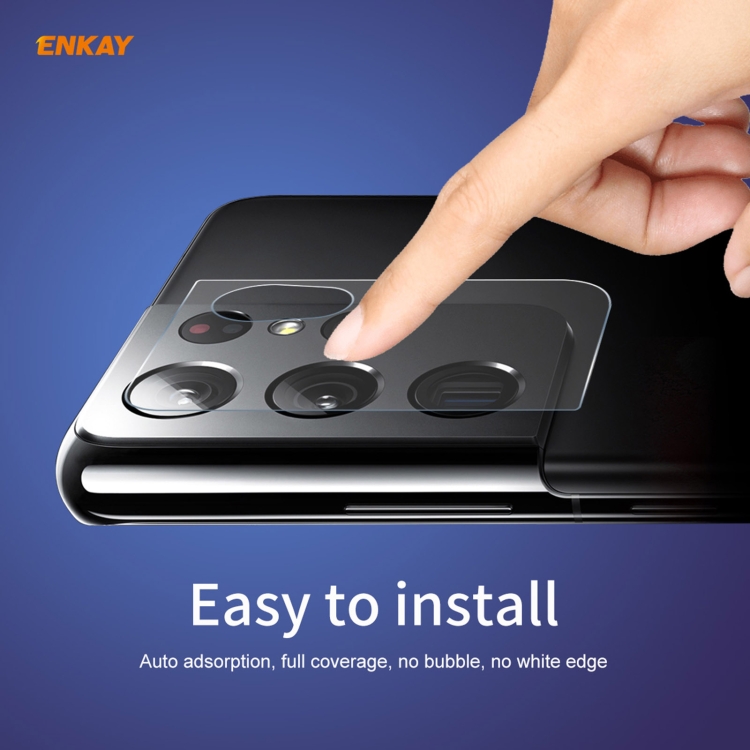 ENKAY ENKAY Samsung Galaxy S21 Ultra Linsskydd Härdat Glas