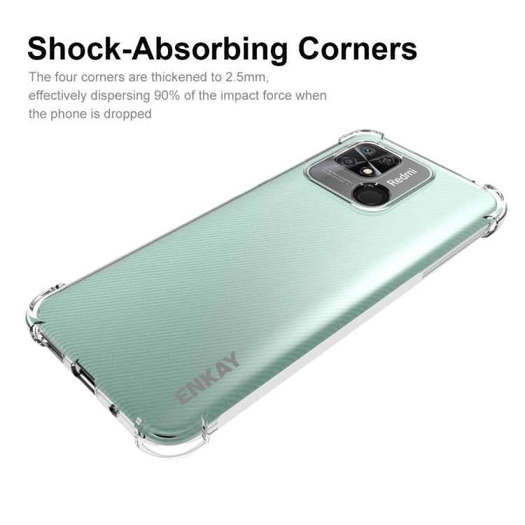 ENKAY ENKAY Xiaomi Redmi 10C Skal Shockproof Transparent