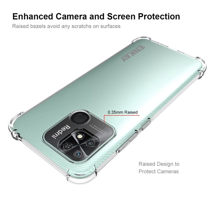 ENKAY ENKAY Xiaomi Redmi 10C Skal Shockproof Transparent