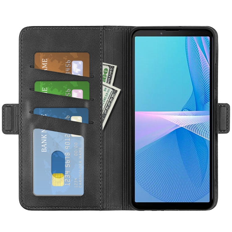  Sony Xperia 10 IV Fodral Magnetisk Stängning Svart
