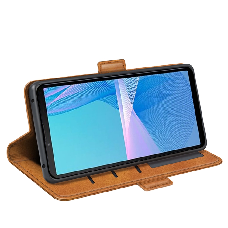  Sony Xperia 10 IV Fodral Magnetisk Stängning Brun