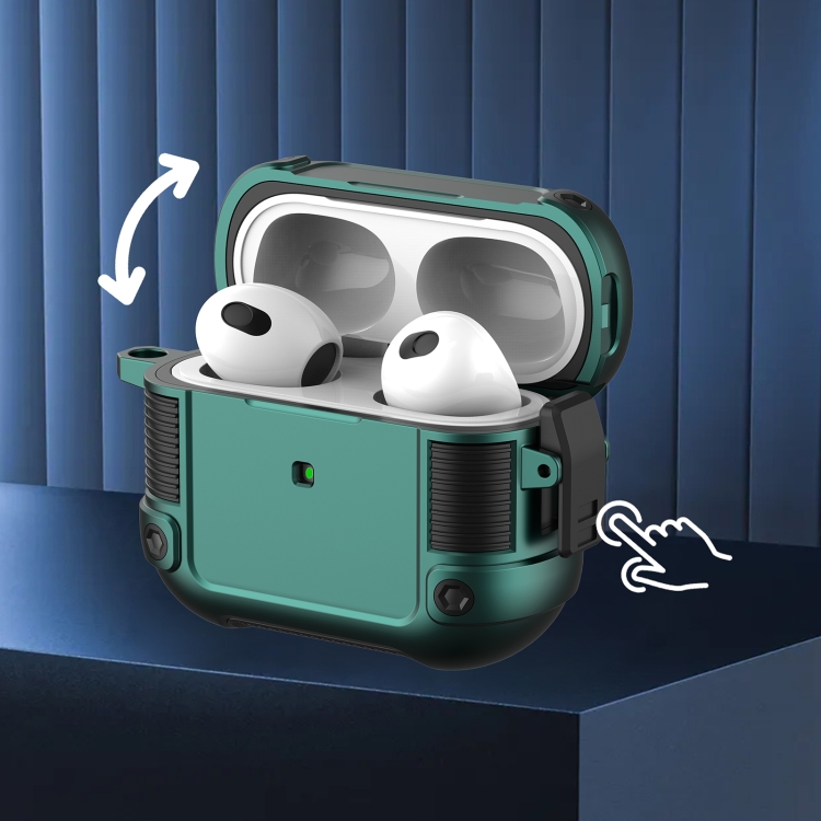  AirPods 3 Skal Shockproof Tank Hybrid Blå