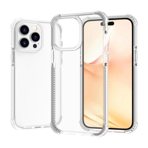  iPhone 14 Pro Max Skal Shockproof Akryl/TPU Transparent/Vit