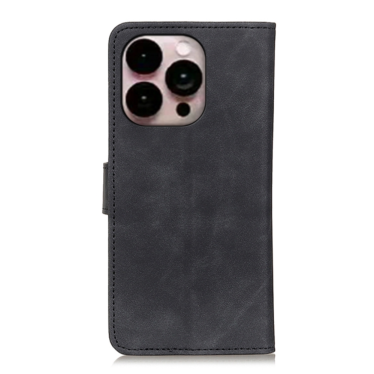 KHAZNEH KHAZNEH iPhone 14 Pro Max Fodral Retro Läder Svart