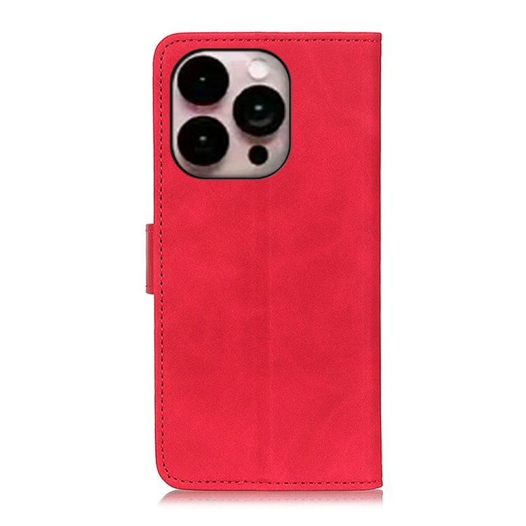 KHAZNEH KHAZNEH iPhone 14 Pro Max Fodral Retro Läder Röd