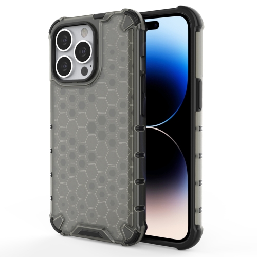  iPhone 14 Pro Max Skal Shockproof Honeycomb Hybrid Svart