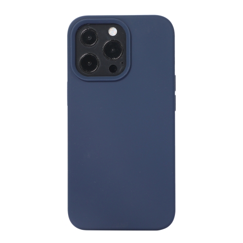  iPhone 14 Pro Max Skal Liquid Silikon Mörk Blå