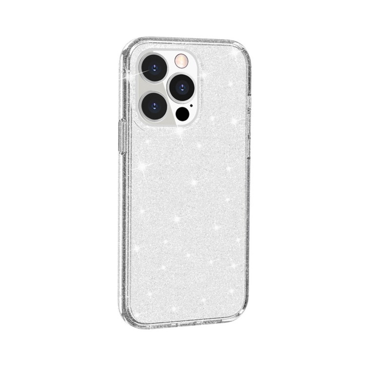  iPhone 14 Pro Max Skal Shockproof Glitter TPU Transparent