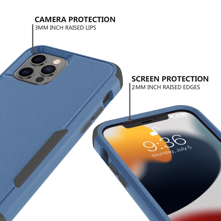  iPhone 14 Pro Max Skal Shockproof Hybrid Blå/Svart