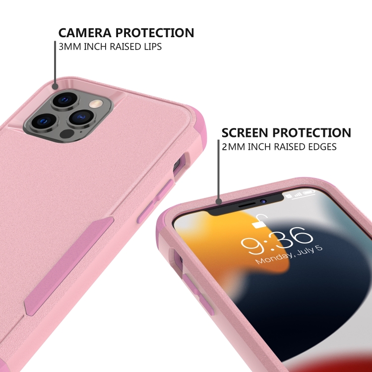  iPhone 14 Pro Max Skal Shockproof Hybrid Rosa