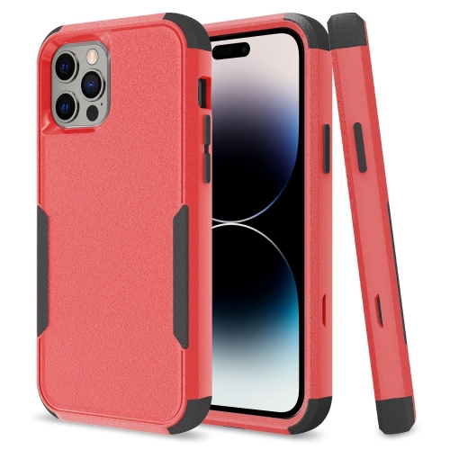  iPhone 14 Pro Max Skal Shockproof Hybrid Röd/Svart