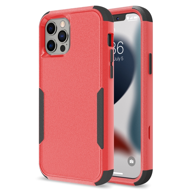  iPhone 14 Pro Max Skal Shockproof Hybrid Röd/Svart