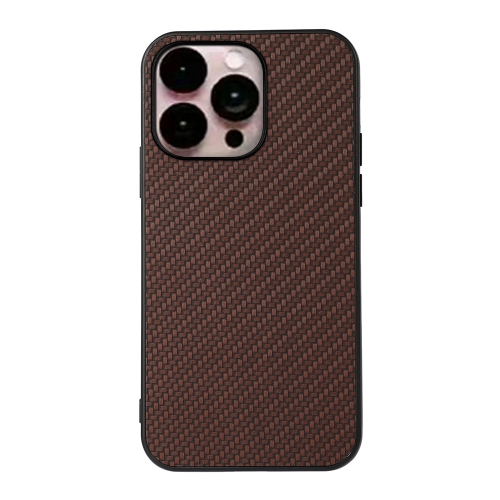  iPhone 14 Pro Max Skal Kolfiber Textur Brun