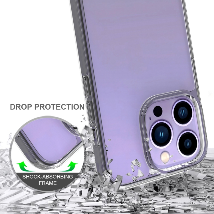  iPhone 14 Pro Max Skal Shockproof Hybrid Akryl/TPU Transparent