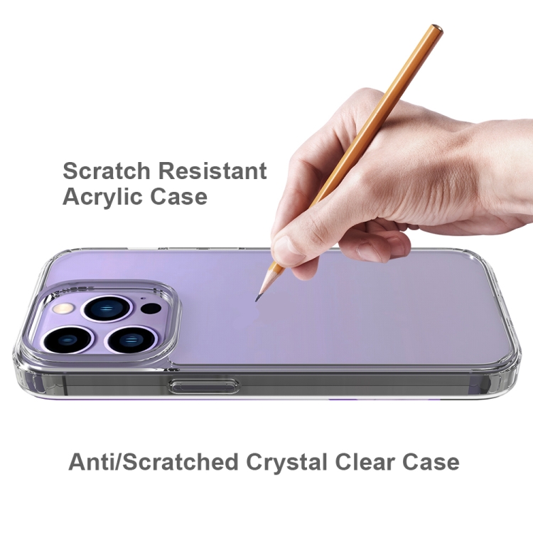  iPhone 14 Pro Max Skal Shockproof Hybrid Akryl/TPU Transparent