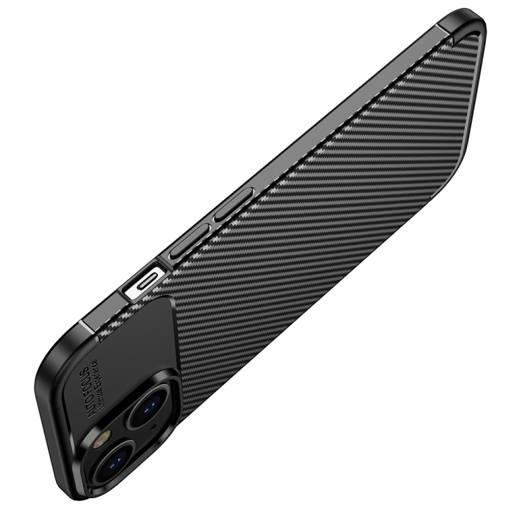  iPhone 14 Pro Max Skal Kolfiber Textur Svart
