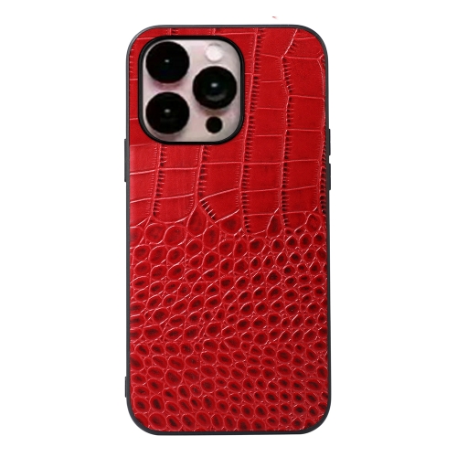  iPhone 14 Pro Max Skal Krokodil Textur Röd