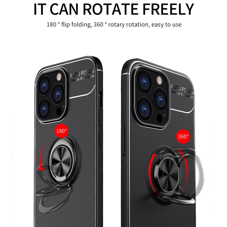  iPhone 14 Pro Max Skal Ring Röd