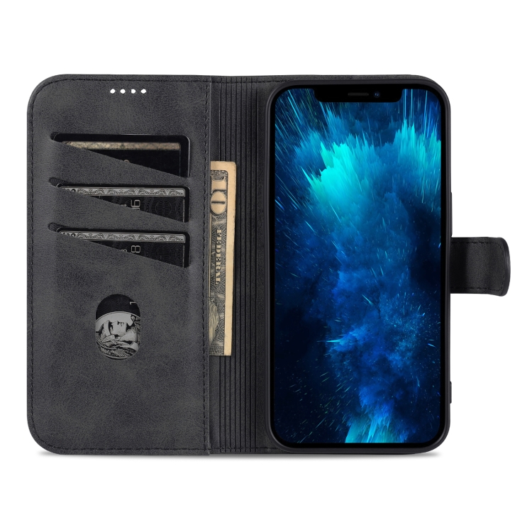AZNS AZNS iPhone 14 Pro Max Fodral Läder Svart