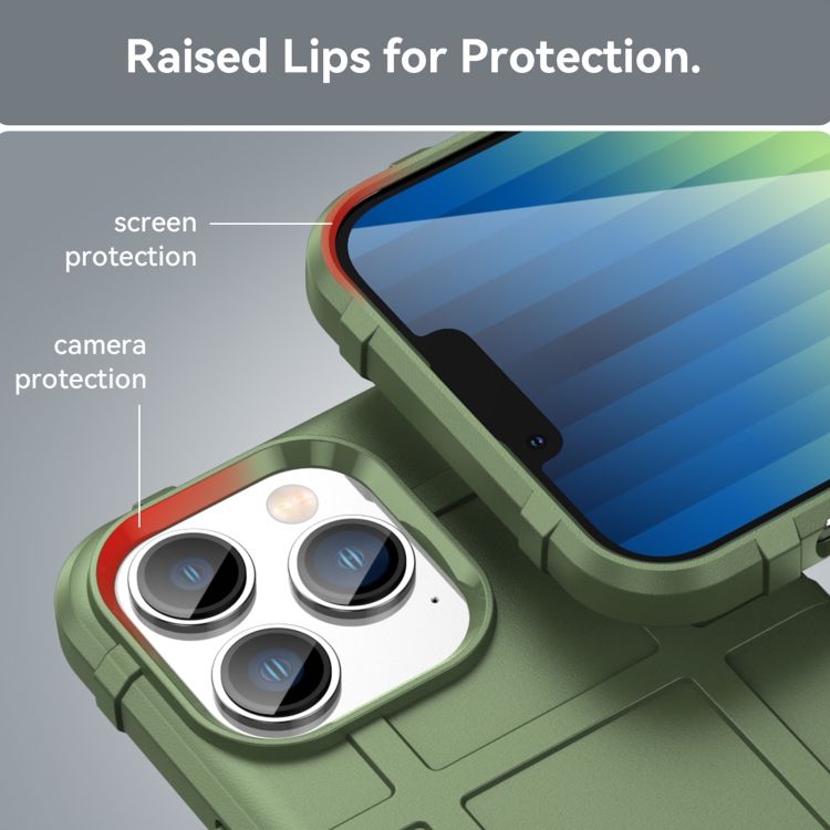  iPhone 14 Skal Robust Grön