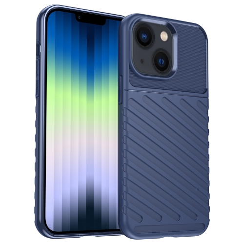  iPhone 14 Skal Twill Textur Blå
