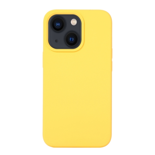  iPhone 14 Skal Liquid Silikon Gul