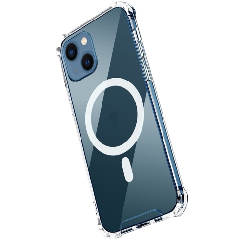  iPhone 14 Skal MagSafe Shockproof AirBag Transparent