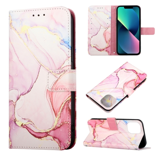  iPhone 14 Fodral Marmor Roséguld