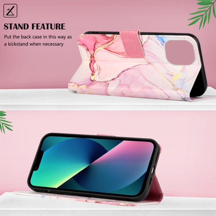  iPhone 14 Fodral Marmor Roséguld