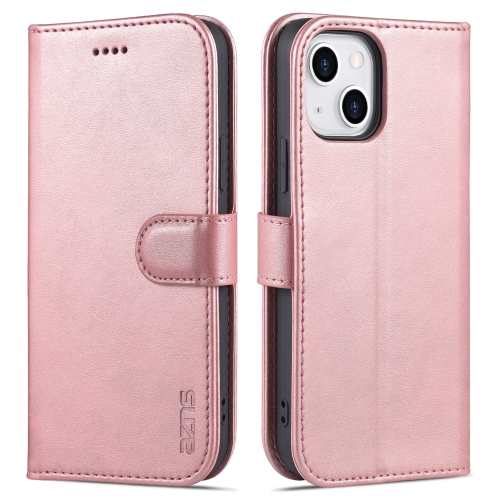 AZNS AZNS iPhone 14 Fodral Läder Roséguld