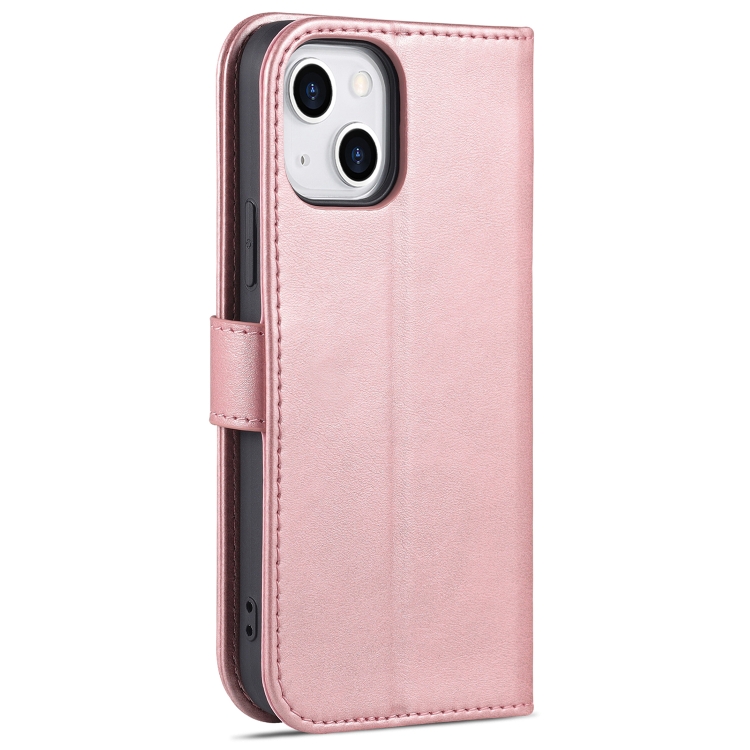 AZNS AZNS iPhone 14 Fodral Läder Roséguld