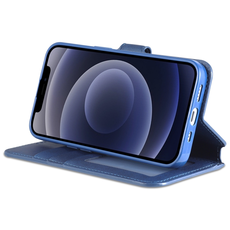 AZNS AZNS iPhone 14 Fodral Läder Blå