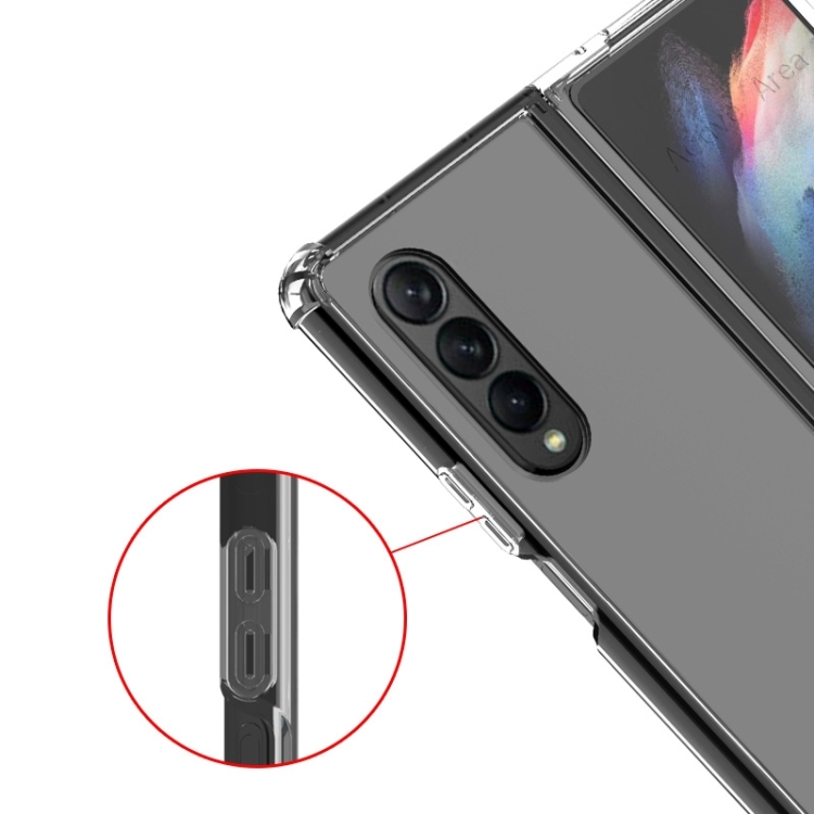  Galaxy Z Fold 4 Skal Shockproof Akryl Transparent